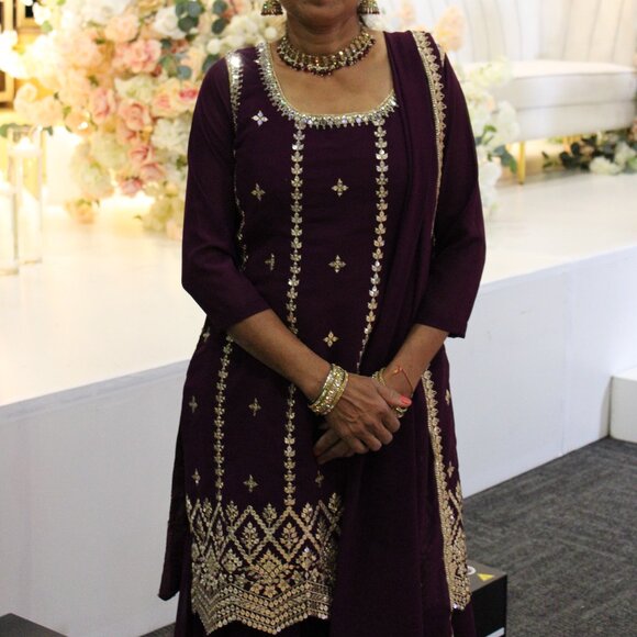 Purple Sharara - Picture 3 of 7